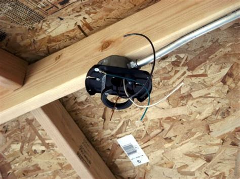 ceiling fan mounting to joist